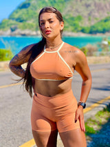 Top Cléo Solar Peach