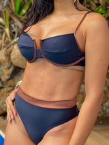 Conjunto Brisa Top Meia Taça Monique + Calcinha Hot Pant