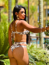 Conjunto Ilha Bela Top Meia Taça + Calcinha Alexia