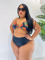 Calcinha Hot Pant Cavada Preto