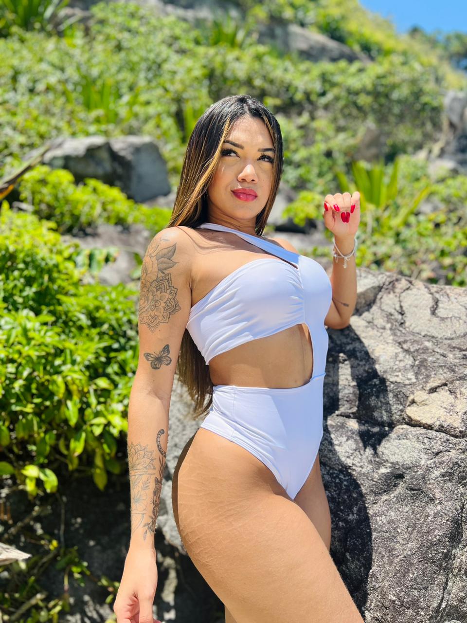 Maiô Iris Branco