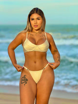 Conjunto Top Meia Taça + Calcinha de Fita com Regulador Marvila 2.0