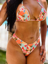 Conjunto Top Cortininha +Calcinha Asa Delta
