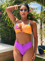 Conjunto Top Maldivas + Calcinha Efeito Lipo