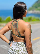 Conjunto Top Cleo + Short Onça