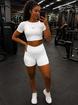 Conjunto Top Ayla + Short Branco