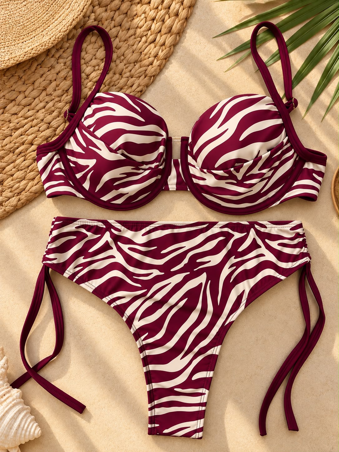 Conjunto Top Meia Taça + Calcinha Hot Pant Lacinho