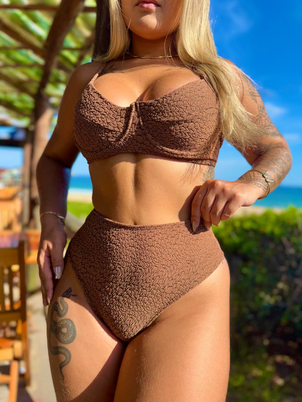 Conjunto Top Meia Taça + Calcinha Hot Berenice Nesk