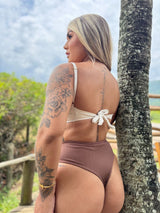 Maiô Jessy Dual Marrom c/ off